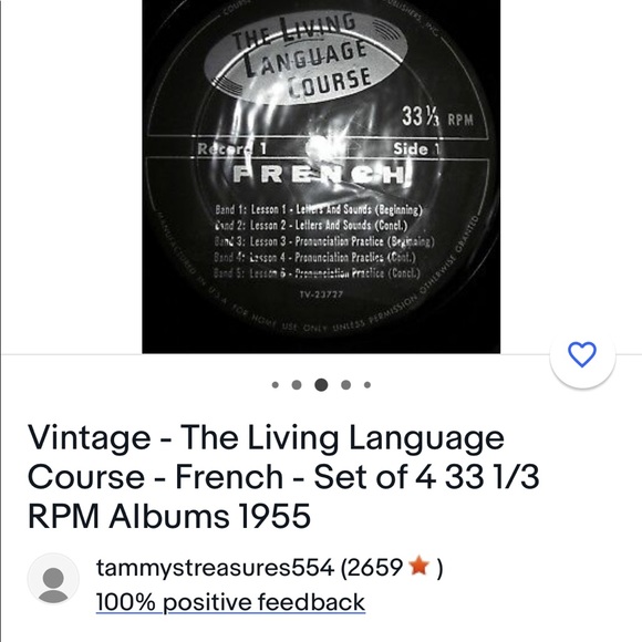 Learn French at home, four manuals and four albums never opened an well stored - Picture 7 of 15